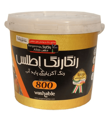 رنگ اکریلیک اطلس